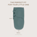 Comfy Cubs Easy Swaddle Blankets in Stone, Nomadic Blue, Azul, Pack of 3 - 