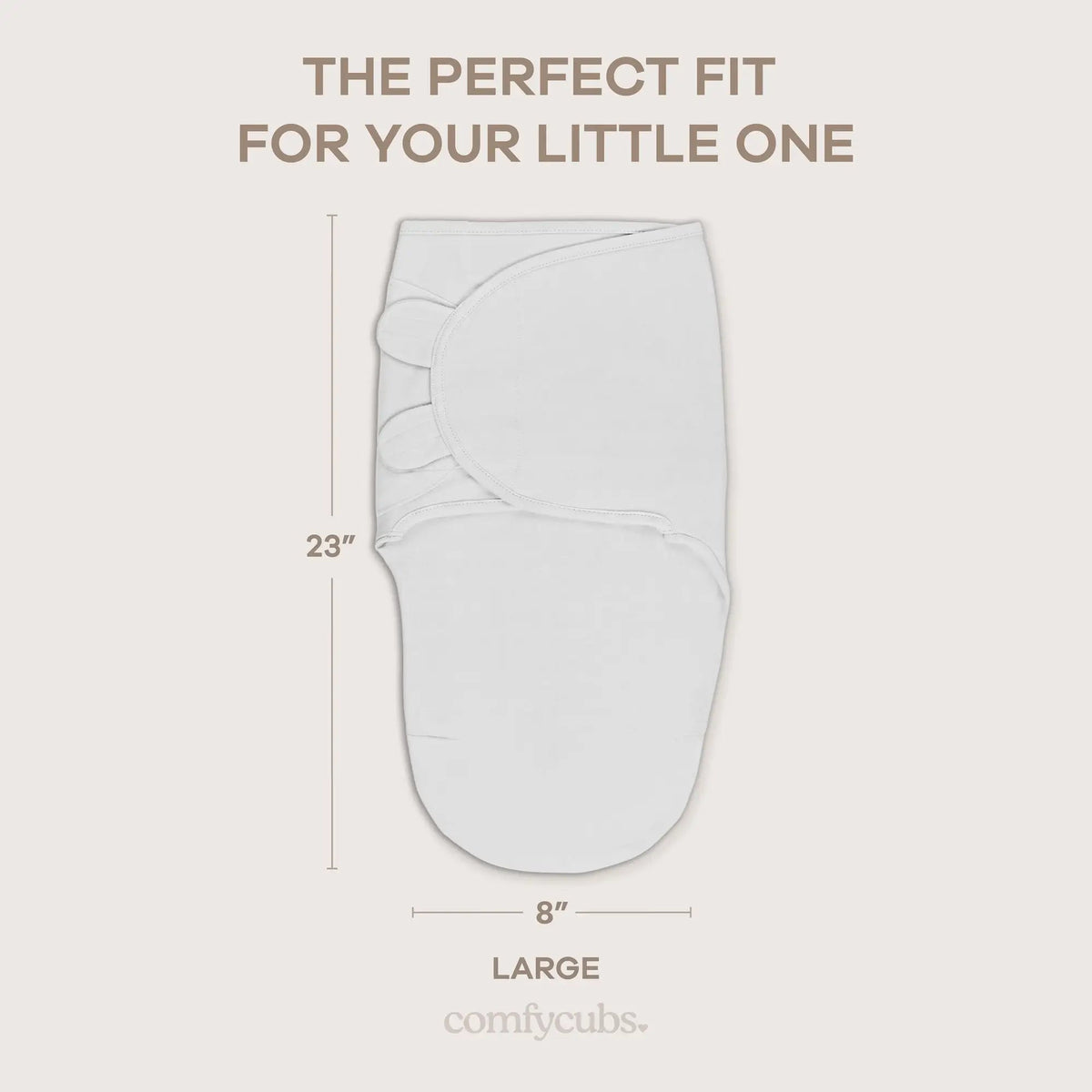 Comfy Cubs Easy Swaddle Blankets in Stone, Sage, Azul, Pack of 3 - 