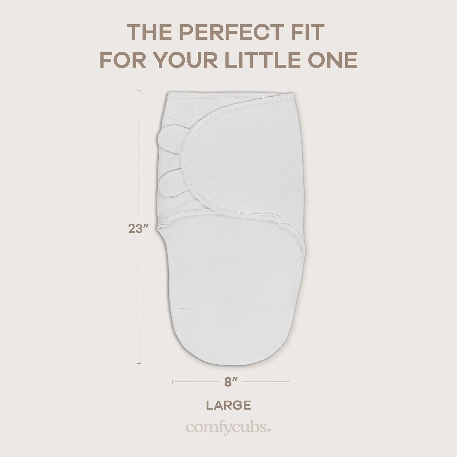 Comfy Cubs Easy Swaddle Blankets in Stone, Sage, Azul, Pack of 3 - 