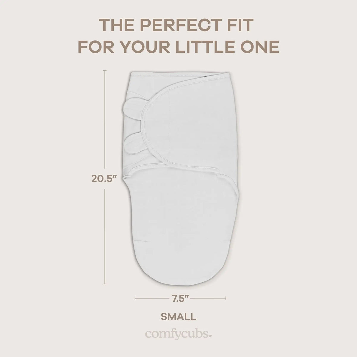 Comfy Cubs Easy Swaddle Blankets in Stone, Sage, Azul, Pack of 3 - 