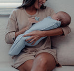 Comfy Cubs Easy Zipper Swaddle Blankets in Blue - 