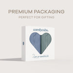 Comfy Cubs Easy Zipper Swaddle Blankets in Nomadic Blue, Azul - 