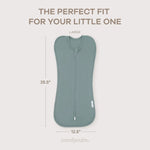 Comfy Cubs Easy Zipper Swaddle Blankets in Nomadic Blue, Azul - 