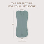 Comfy Cubs Easy Zipper Swaddle Blankets in Nomadic Blue, Azul - 