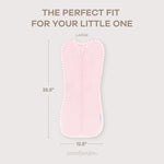 Comfy Cubs Easy Zipper Swaddle Blankets in Pink - 