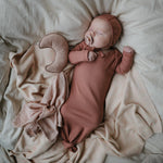 Mushie Moon Lovey Blanket Made from 100 Percent Organic Cotton for Babies and Toddlers - Home & Garden > Linens & Bedding > Bedding > Blankets blankets