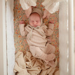 Mushie Extra Soft Muslin Crib Sheet for Baby 100% Cotton Breathable and Cozy - Home & Garden > Linens & Bedding > Bedding crib sheets