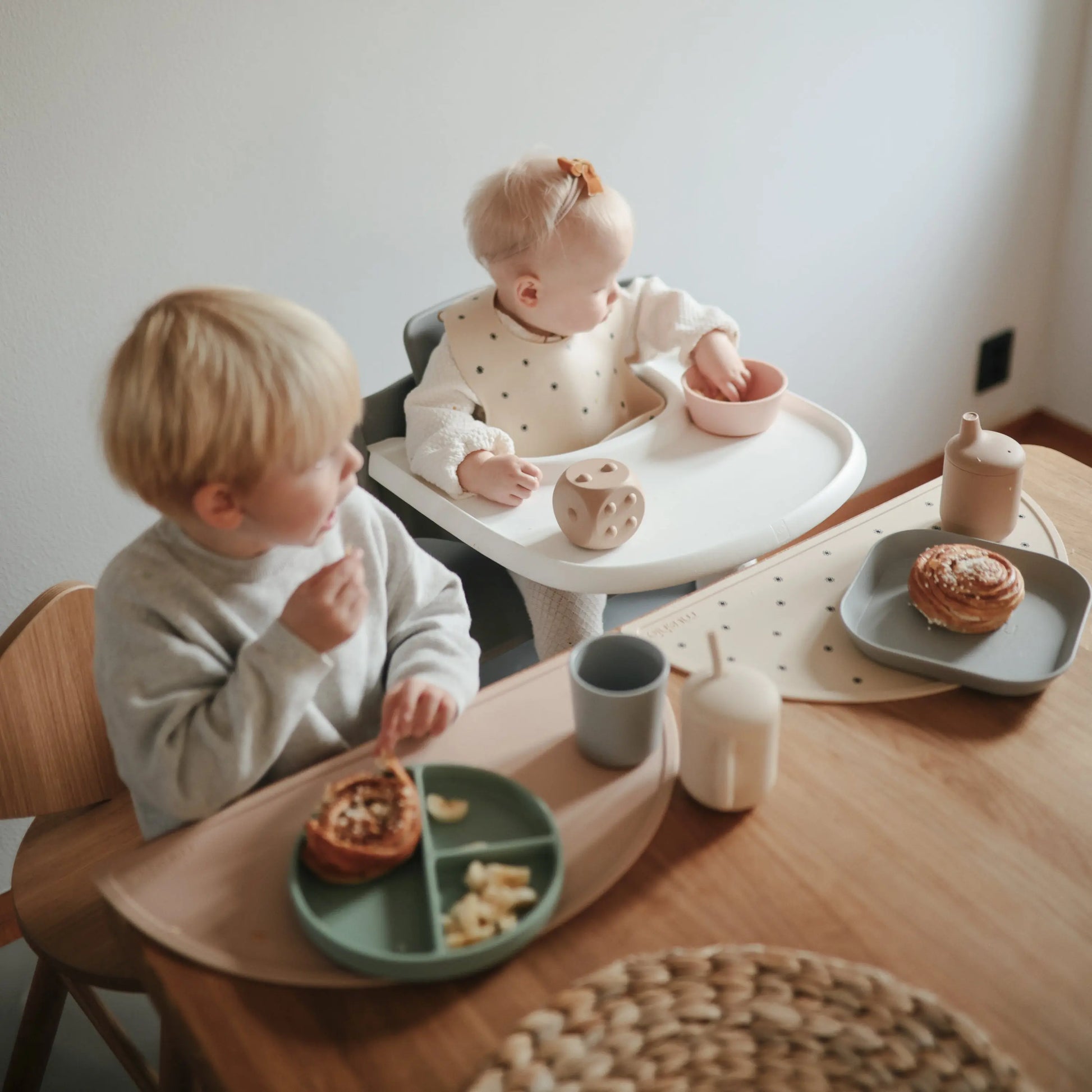 Silicone Training Cup with Straw for Toddlers and Babies Mushie