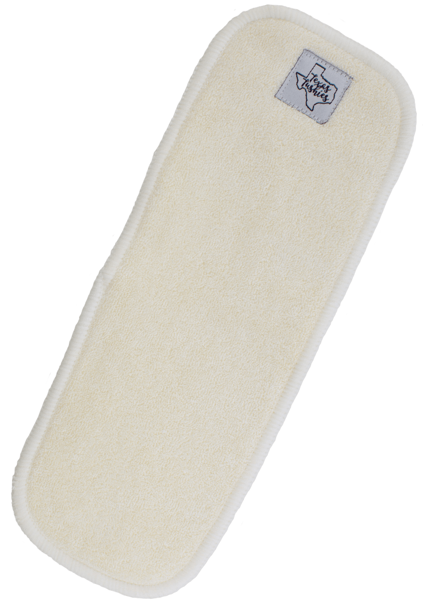 Texas Tushies Eco - Friendly Bamboo Cloth Diaper Inserts for Extra Absorbency for Newborns - 
