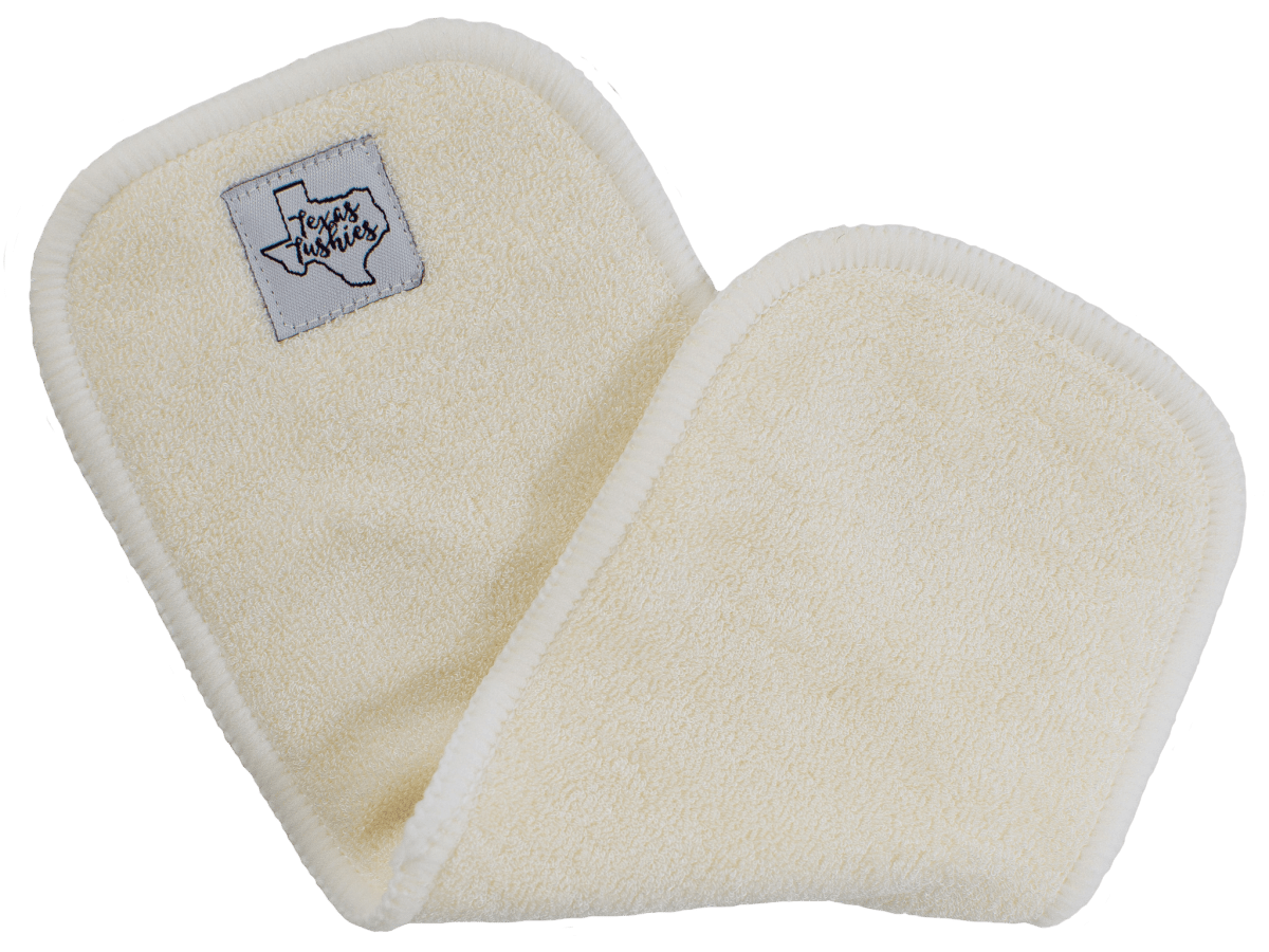 Texas Tushies Eco - Friendly Bamboo Cloth Diaper Inserts for Extra Absorbency for Newborns - 