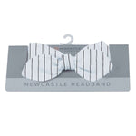 Newcastle Classics Eco - Friendly Bamboo Headband with Pencil Stripes for All Head Sizes - 