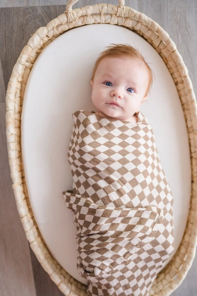 Harp Angel Boutique Eco - Friendly Bamboo Swaddle Blanket with Softness for Newborns - 