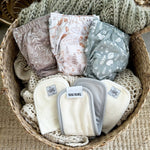 Texas Tushies Eco - Friendly Cloth Diaper Quick Starter Kit with Three Absorbent Diapers for New Parents - 