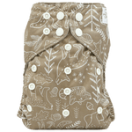 Texas Tushies Eco - Friendly Cloth Diaper Quick Starter Kit with Three Absorbent Diapers for New Parents - 