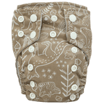 Texas Tushies Eco - Friendly Cloth Diaper Quick Starter Kit with Three Absorbent Diapers for New Parents - 