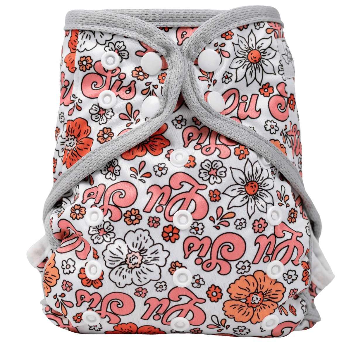 Texas Tushies Eco - Friendly Cloth Diaper with Adjustable Fit for Babies 8 to 40 Pounds - 