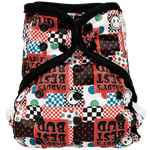 Texas Tushies Eco - Friendly Cloth Diaper with Adjustable Fit for Babies 8 to 40 Pounds - 