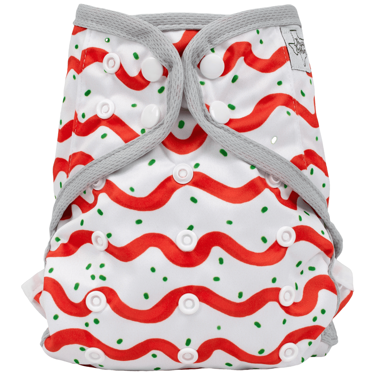 Texas Tushies Eco - Friendly Cloth Diaper with Adjustable Fit for Babies 8 to 40 Pounds - 