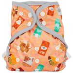 Texas Tushies Eco - Friendly Cloth Diaper with Adjustable Fit for Babies 8 to 40 Pounds - 