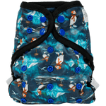 Texas Tushies Eco - Friendly Cloth Diaper with Adjustable Fit for Babies 8 to 40 Pounds - 