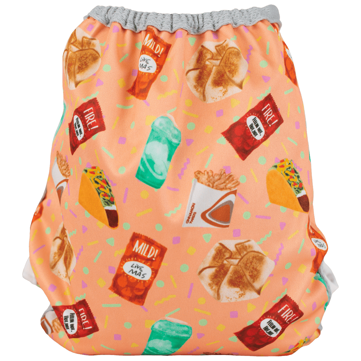 Texas Tushies Eco - Friendly Cloth Diaper with Adjustable Fit for Babies 8 to 40 Pounds - 