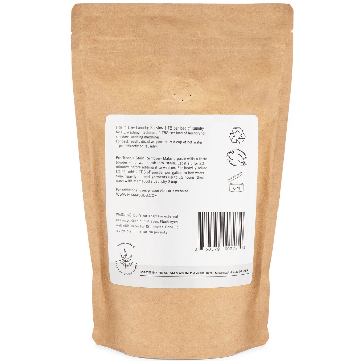 MamaSuds Eco Friendly Oxygen Powder Stain Remover for Safe Cleaning Solutions - 