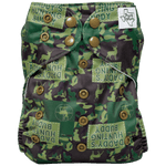 Texas Tushies Eco - Friendly Pocket Cloth Diaper with Slim Fit for Babies 8 to 40 Pounds - 