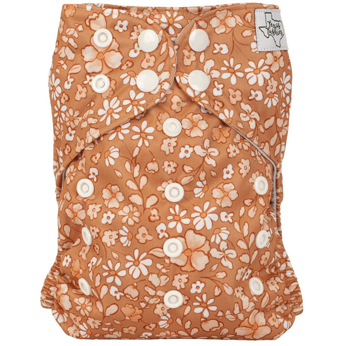 Texas Tushies Eco - Friendly Pocket Cloth Diaper with Slim Fit for Babies 8 to 40 Pounds - 