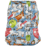 Texas Tushies Eco - Friendly Pocket Cloth Diaper with Slim Fit for Babies 8 to 40 Pounds - 