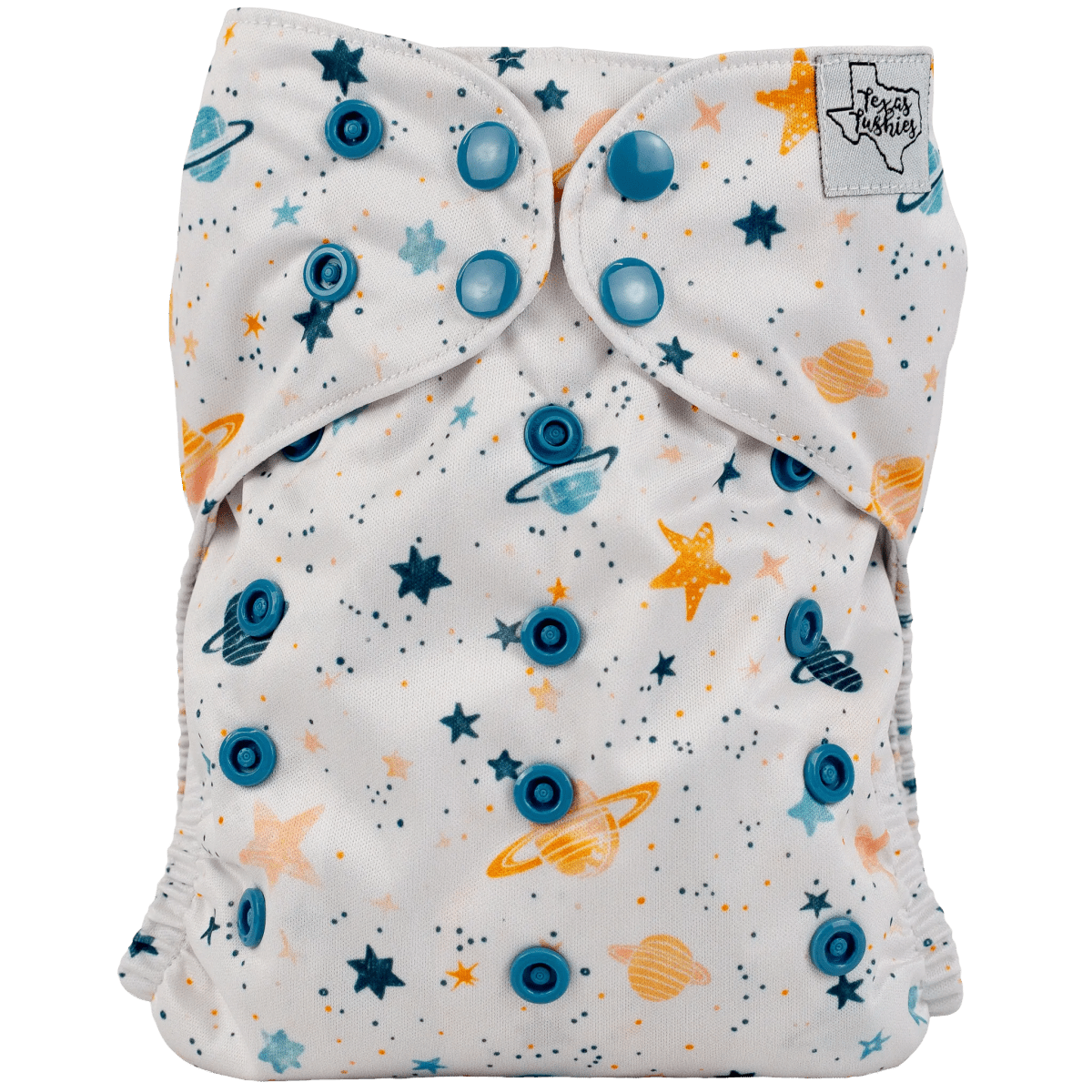 Texas Tushies Eco - Friendly Pocket Cloth Diaper with Slim Fit for Babies 8 to 40 Pounds - 
