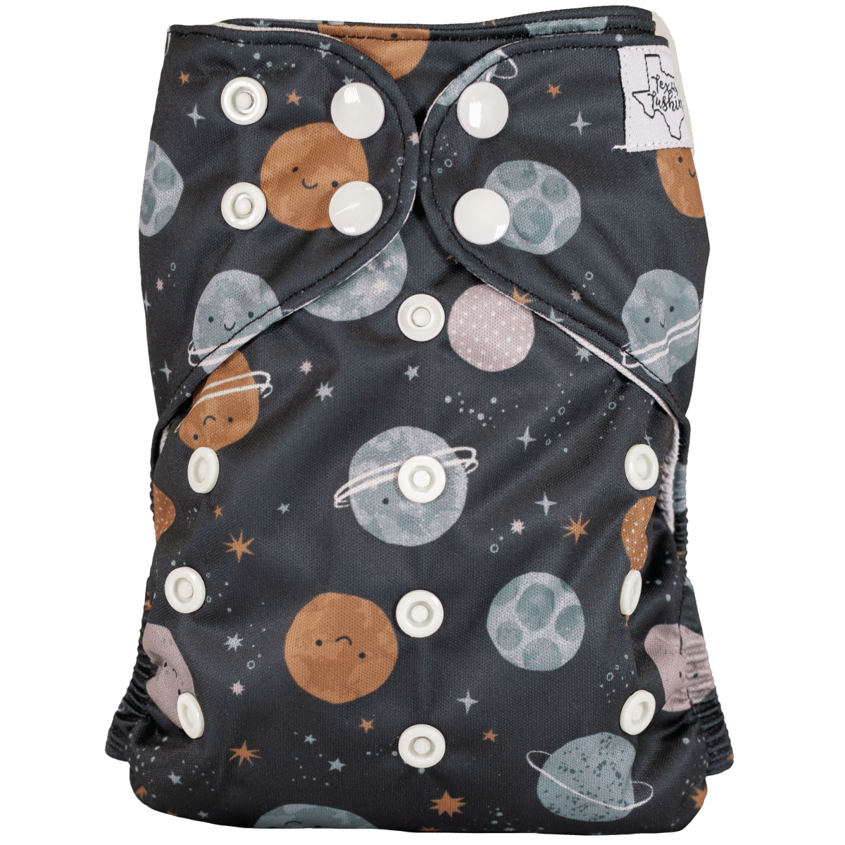 Texas Tushies Eco - Friendly Pocket Cloth Diaper with Slim Fit for Babies 8 to 40 Pounds - 