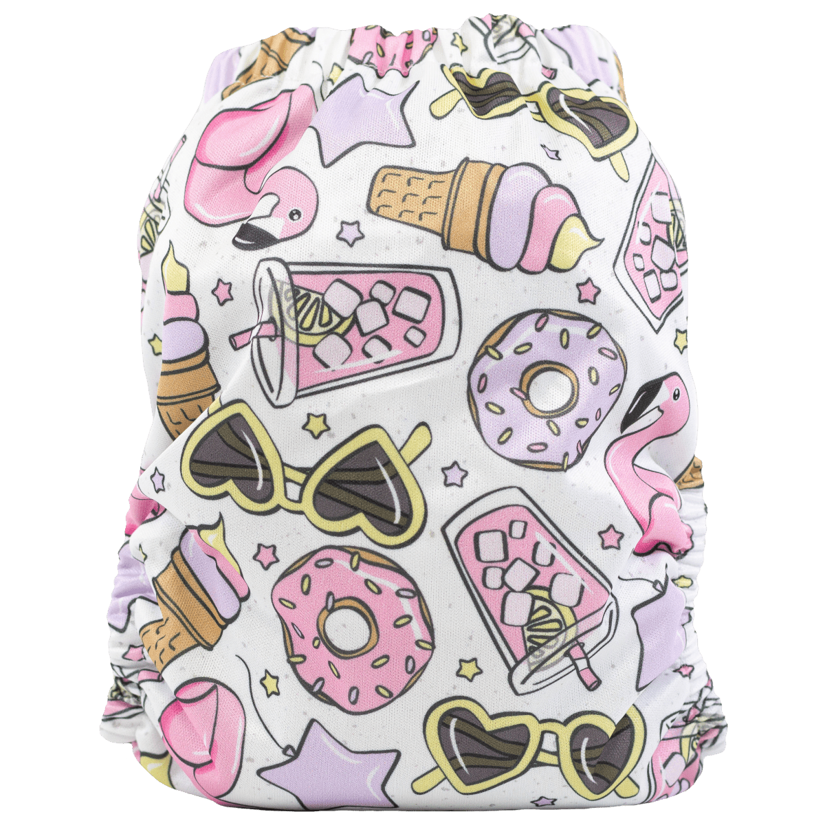 Texas Tushies Eco - Friendly Pocket Cloth Diaper with Slim Fit for Babies 8 to 40 Pounds - 