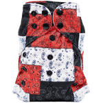 Texas Tushies Eco - Friendly Pocket Cloth Diaper with Slim Fit for Babies 8 to 40 Pounds - 