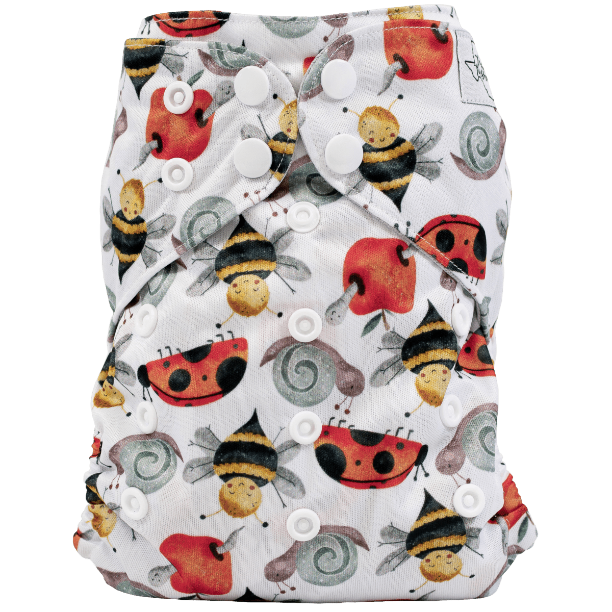 Texas Tushies Eco - Friendly Pocket Cloth Diaper with Slim Fit for Babies 8 to 40 Pounds - 