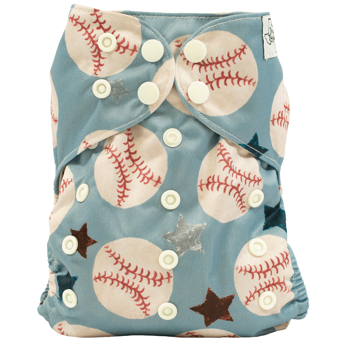 Texas Tushies Eco - Friendly Pocket Cloth Diaper with Slim Fit for Babies 8 to 40 Pounds - 