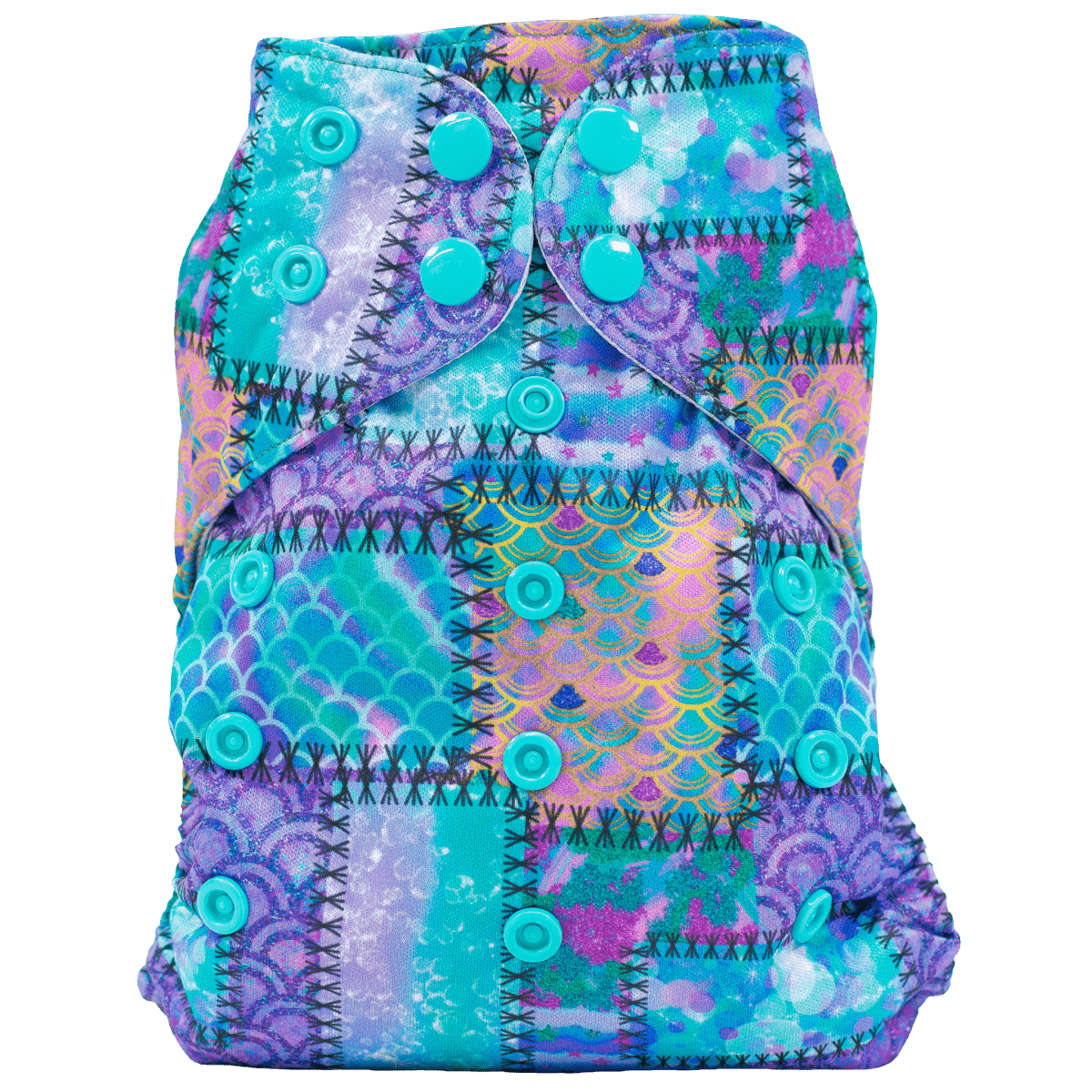 Texas Tushies Eco - Friendly Pocket Cloth Diaper with Slim Fit for Babies 8 to 40 Pounds - 