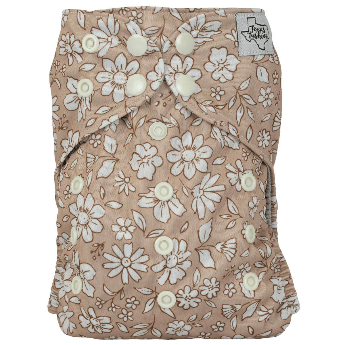 Texas Tushies Eco - Friendly Pocket Cloth Diaper with Slim Fit for Babies 8 to 40 Pounds - 