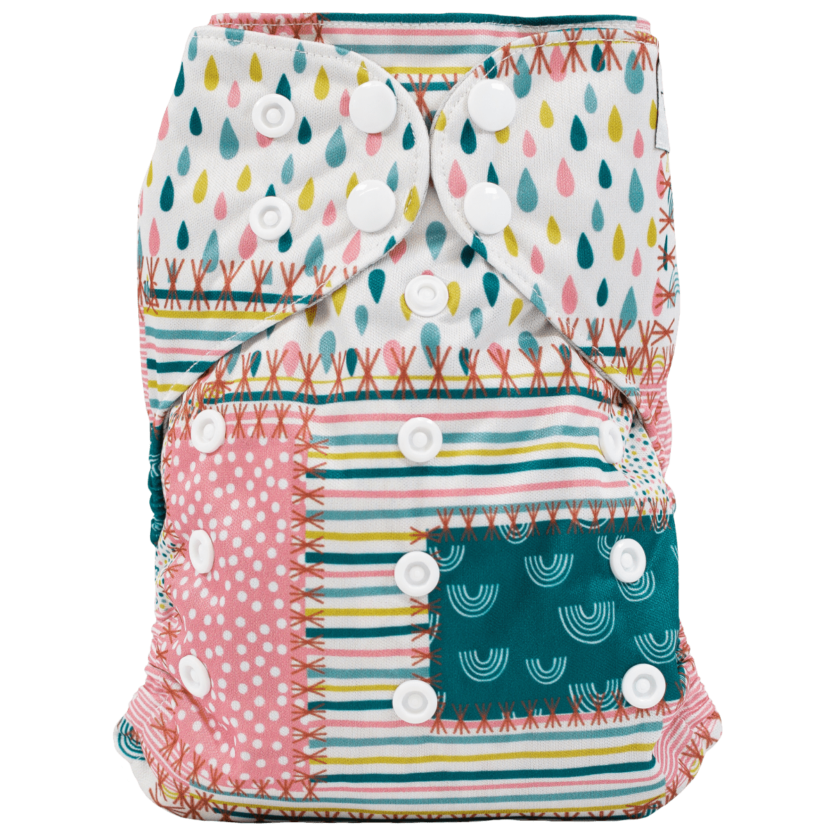 Texas Tushies Eco - Friendly Pocket Cloth Diaper with Slim Fit for Babies 8 to 40 Pounds - 