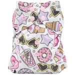 Texas Tushies Eco - Friendly Pocket Cloth Diaper with Slim Fit for Babies 8 to 40 Pounds - 