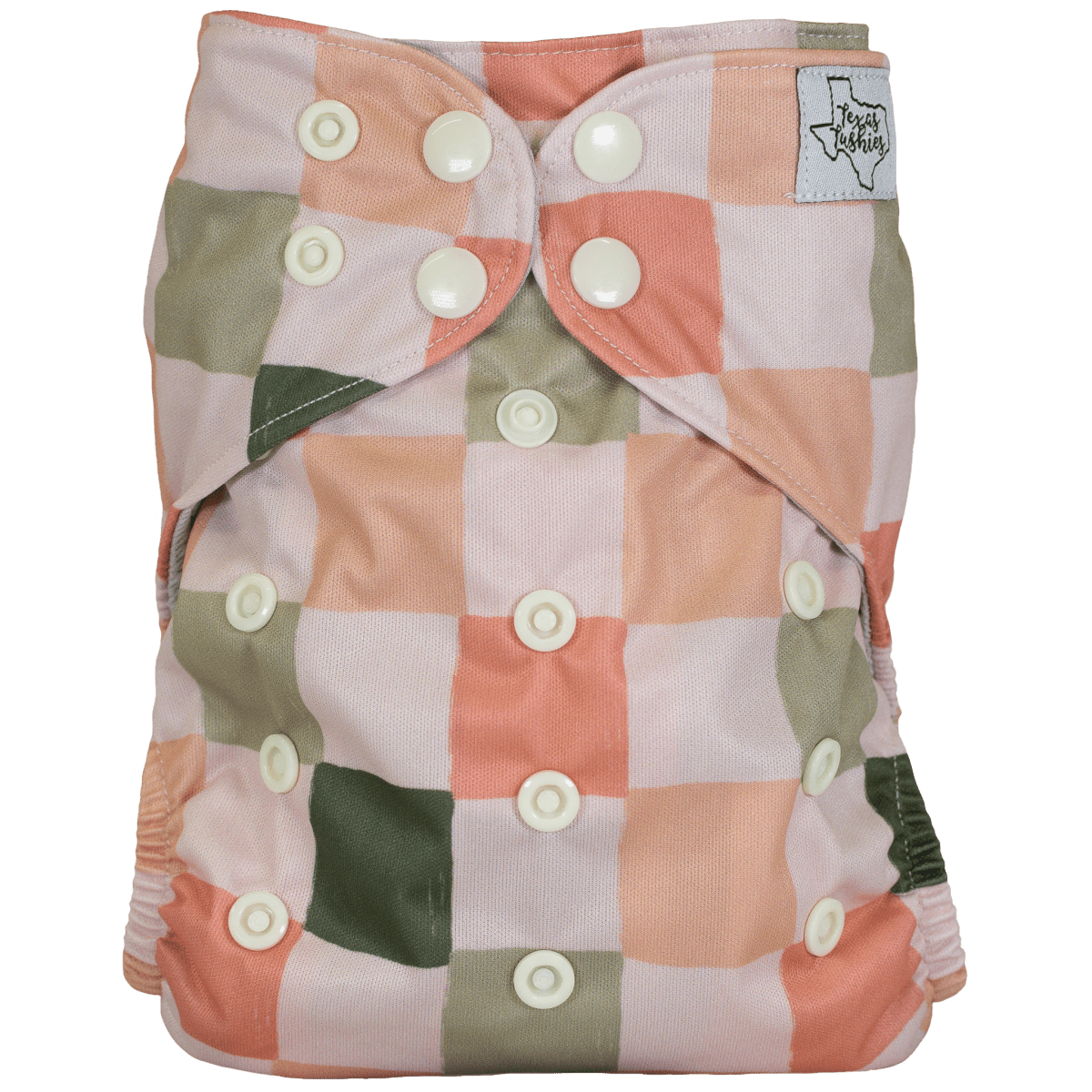 Texas Tushies Eco - Friendly Pocket Cloth Diaper with Slim Fit for Babies 8 to 40 Pounds - 