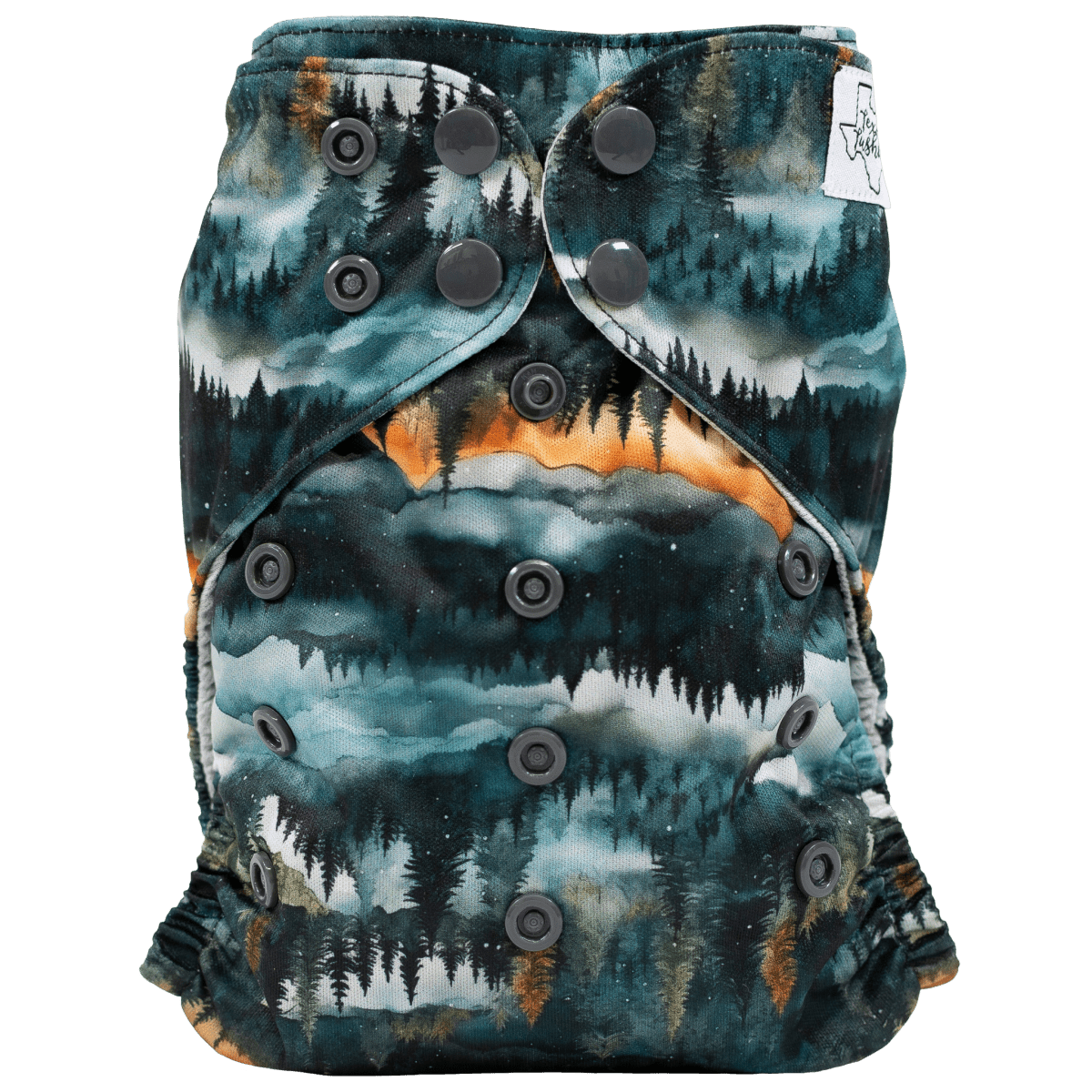 Texas Tushies Eco - Friendly Pocket Cloth Diaper with Slim Fit for Babies 8 to 40 Pounds - 