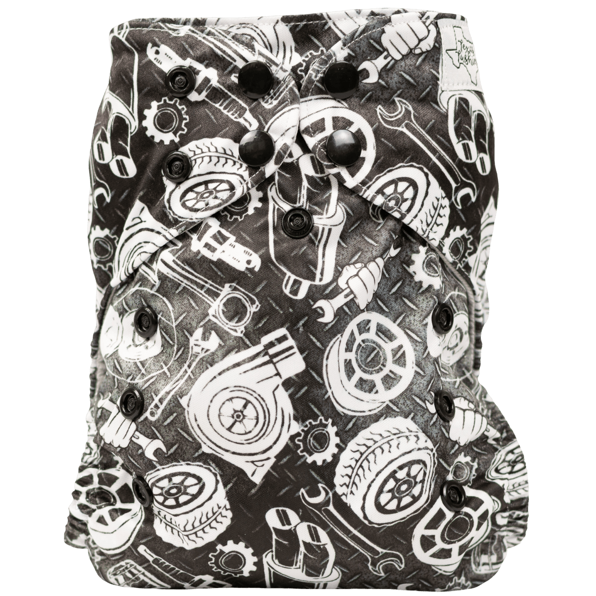 Texas Tushies Eco - Friendly Pocket Cloth Diaper with Slim Fit for Babies 8 to 40 Pounds - 