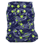 Texas Tushies Eco - Friendly Pocket Cloth Diaper with Slim Fit for Babies 8 to 40 Pounds - 