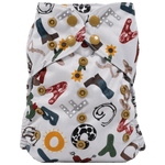 Texas Tushies Eco - Friendly Pocket Cloth Diaper with Slim Fit for Babies 8 to 40 Pounds - 