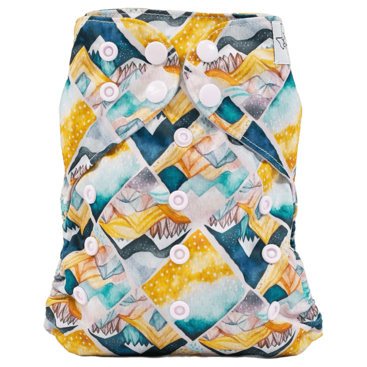 Texas Tushies Eco - Friendly Pocket Cloth Diaper with Slim Fit for Babies 8 to 40 Pounds - 