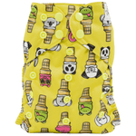 Texas Tushies Eco - Friendly Pocket Cloth Diaper with Slim Fit for Babies 8 to 40 Pounds - 