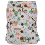 Texas Tushies Eco - Friendly Pocket Cloth Diaper with Slim Fit for Babies 8 to 40 Pounds - 