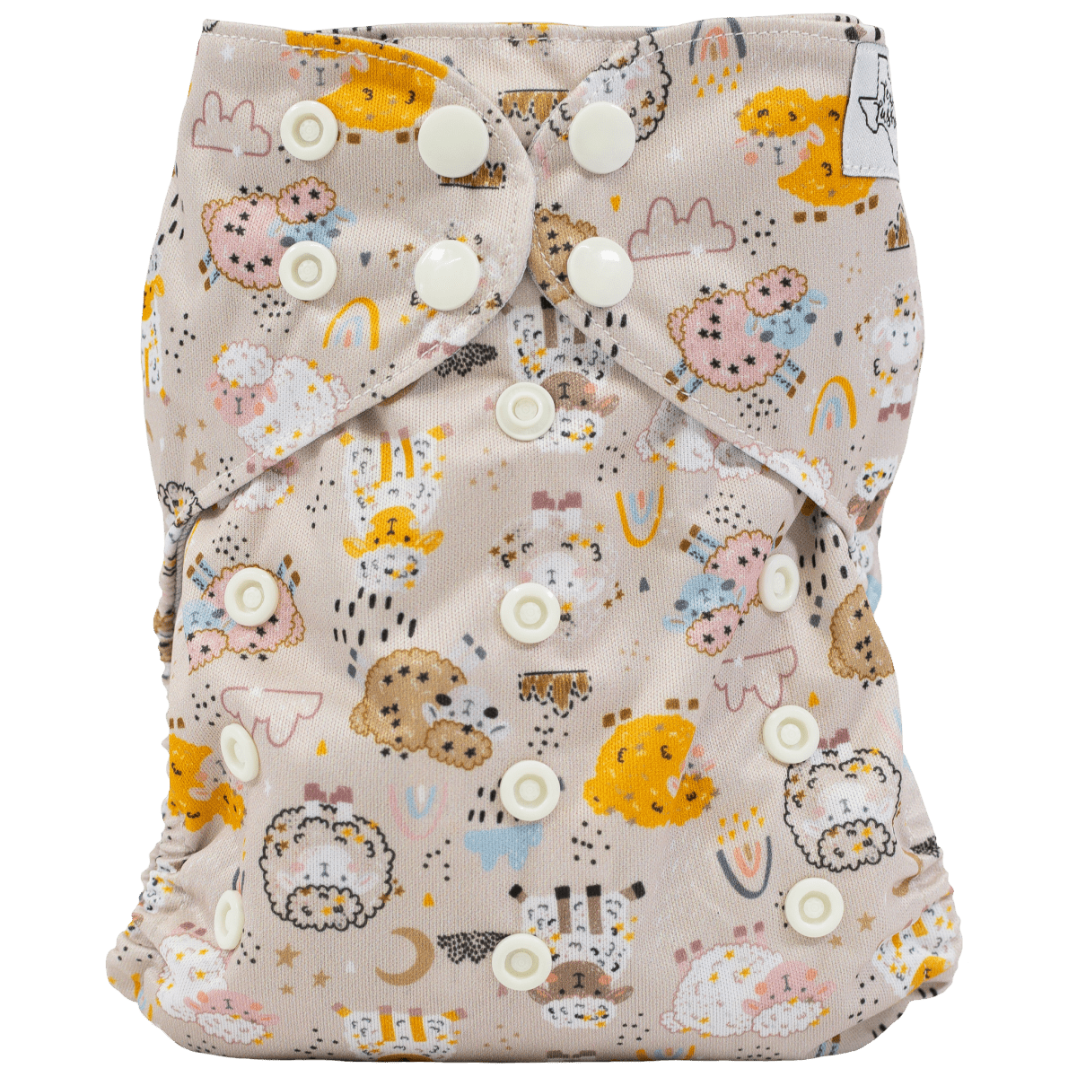 Texas Tushies Eco - Friendly Pocket Cloth Diaper with Slim Fit for Babies 8 to 40 Pounds - 