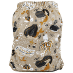 Texas Tushies Eco - Friendly Pocket Cloth Diaper with Slim Fit for Babies 8 to 40 Pounds - 