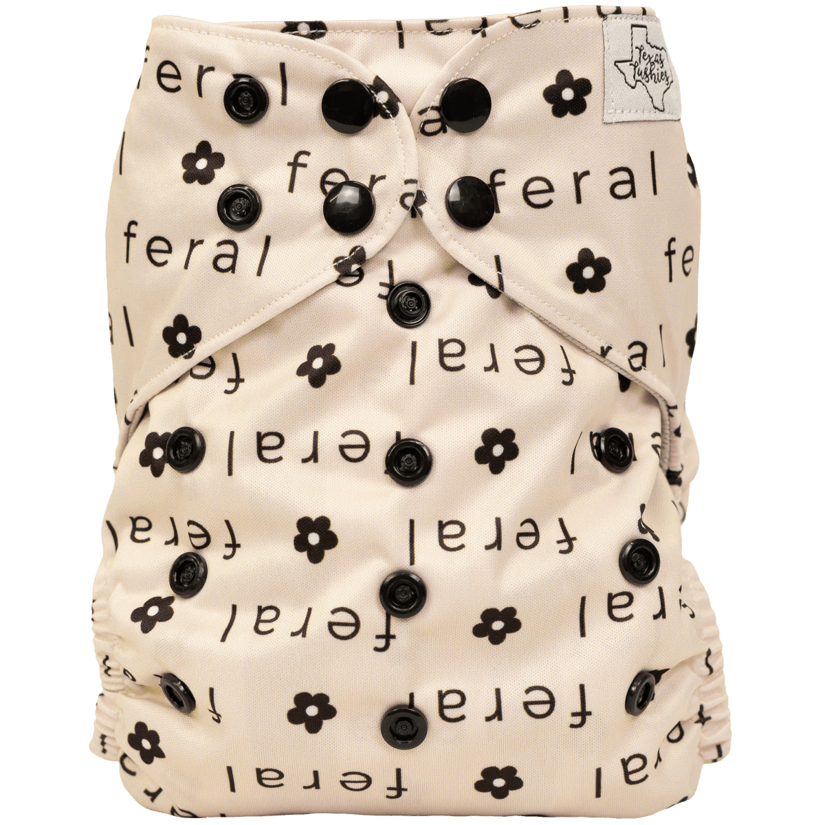 Texas Tushies Eco - Friendly Pocket Cloth Diaper with Slim Fit for Babies 8 to 40 Pounds - 